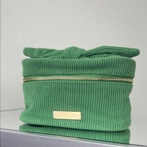 Tata Harper Green Small Cosmetic Bag-New!